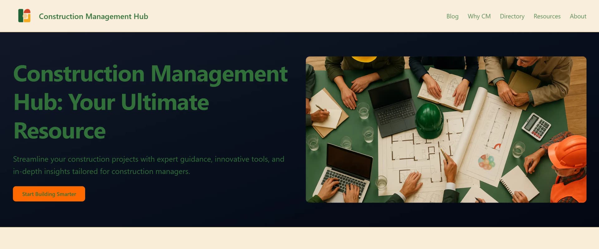 Construction Management Hub Screenshot